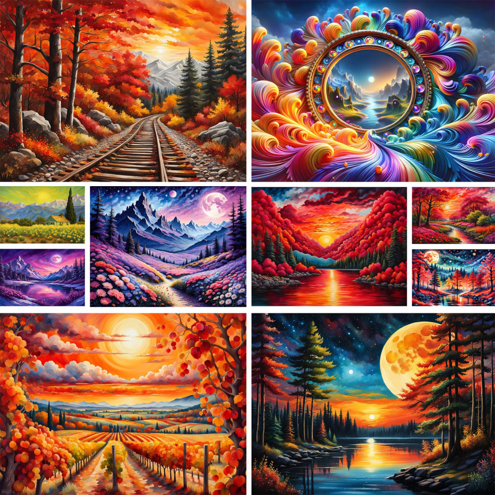 Landscape Fantasy Nature Paint - مراجعة Art Craft Gift Ideas وسعره