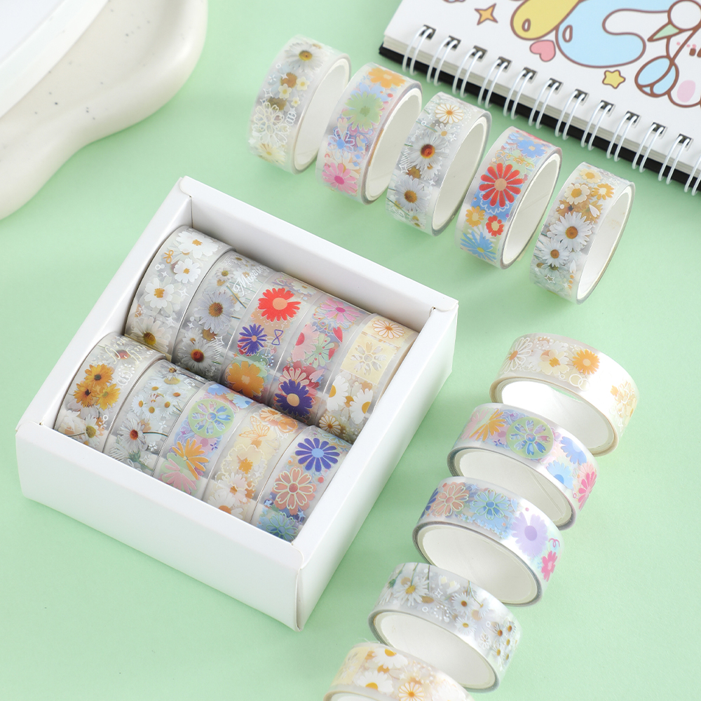 10 Rolls Daisy PET Masking Tap - مراجعة Art Craft Market وسعره