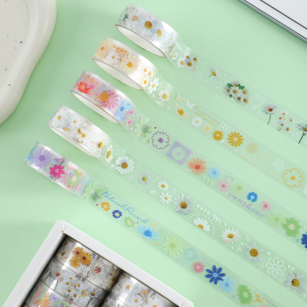 10 Rolls Daisy PET Masking Tap - مراجعة Art Craft Market وسعره