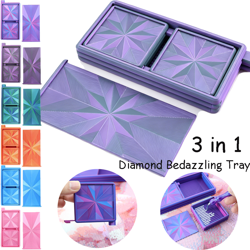 3 in 1 Diamond Art Trays With  - مراجعة Art Craft Board وسعره