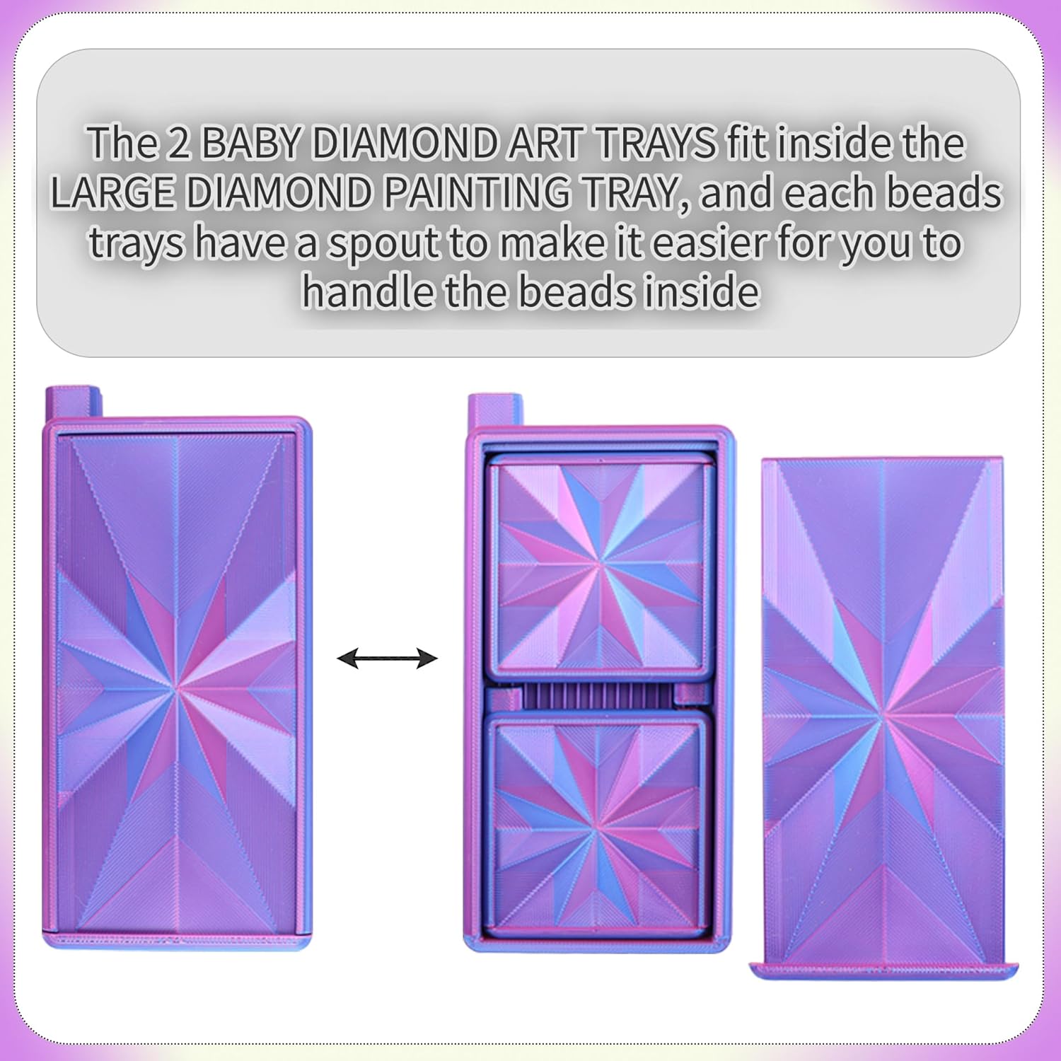 3 in 1 Diamond Art Trays With  - مراجعة Art Craft Board وسعره