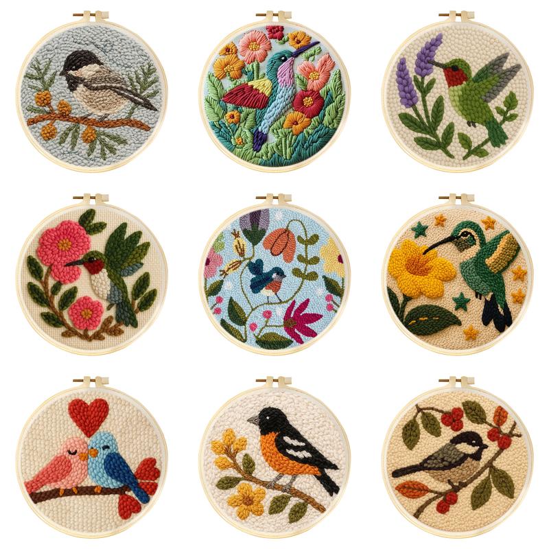 Diy Punch Needle Embroidery Ki - مراجعة Art Craft Market وسعره