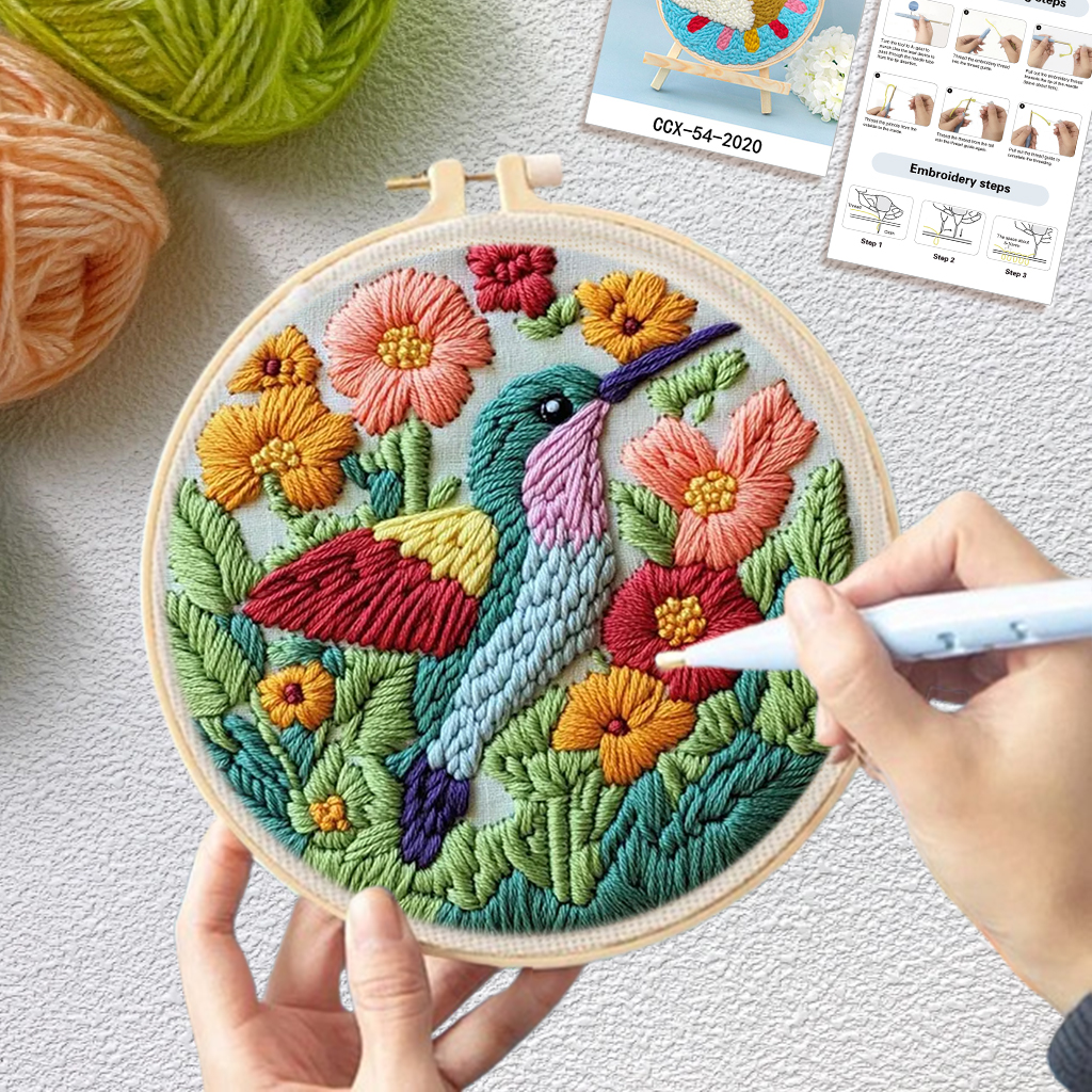 Diy Punch Needle Embroidery Ki - مراجعة Art Craft Market وسعره