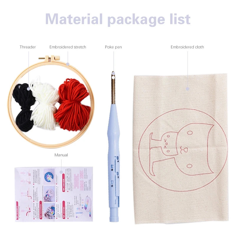 Diy Punch Needle Embroidery Ki - مراجعة Art Craft Market وسعره